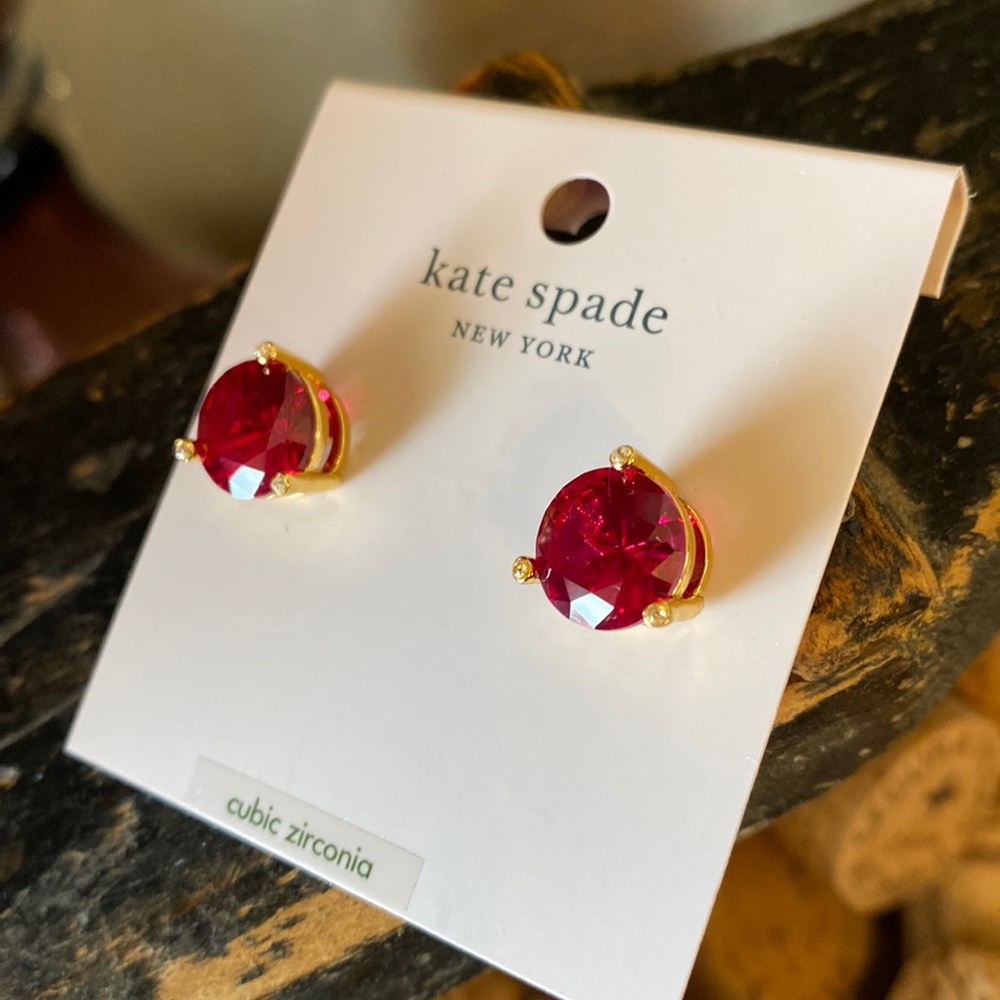 NWT Kate Spade Cubic Zirconia earrings